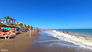 7. Benalmadena Spain Beach Walk Playa Santa Ana August 2021 Summer Costa del Sol | Málaga, Spain [4K]