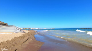 10. Benalmadena Spain Beach Walk Playa Santa Ana August 2021 Summer Costa del Sol | Málaga, Spain [4K]