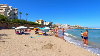 2. Benalmadena Spain Beach Walk Playa Santa Ana August 2021 Summer Costa del Sol | Málaga, Spain [4K]