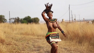 9. No Bra Tribal Africa Dance