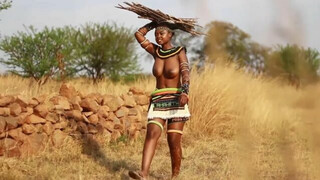 No Bra Tribal Africa Dance