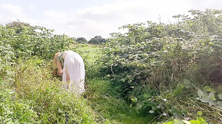 6. clearing brambles with the wrong tools