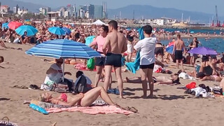 7. Barcelona beach. Spain???????? Episode#8 বার্সেলোনা, স্পেন।