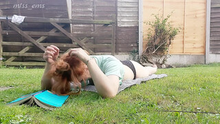 5. English summer afternoon. a little bit of gardening, a lot of sunbathing!