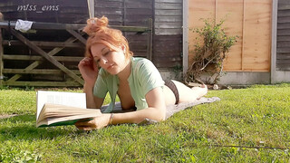 7. English summer afternoon. a little bit of gardening, a lot of sunbathing!