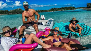 Shark Tries To Steal Girls Fish!! BUDDY BOATING Off Grid!! What Do We Do.. FLOATILLA PARTY!! S2:E49
