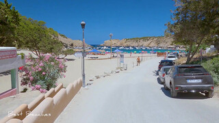 10. IBIZA Spain July 2021, Cala Vedella Beach Walk 4K // Best Beaches 2021