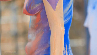 9. Body Paint, New York : Mulheres Nuas Pintura Corporal