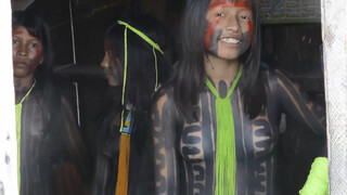 5. indigenous tribe at Amazon Kayapo people