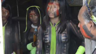 9. indigenous tribe at Amazon Kayapo people