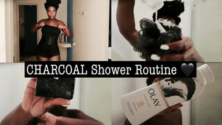 CHARCOAL Shower Routine????| For All Skin Types | Jhenelle Londakos