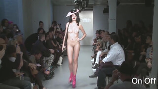 1. Best No Bra model fashion, Naked Fashion Show – Best of Minimalist Designs