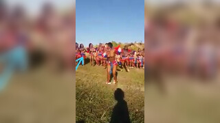 7. African girls dancing naked everywhere.