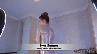 1. Ewa Sonnet | Body Paint Artistic Photoshoot