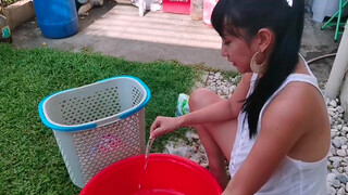 6. White Sando Part 2 Quick Washing Laundry Cleaning Time | A Day in my Life | Watch Until the End