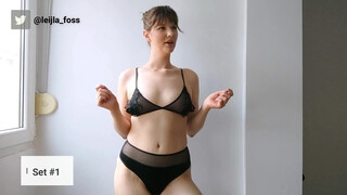 2. Lingerie TRY-ON HAUL // Leijla Foss wearing luxury bras, panties, body suits and more