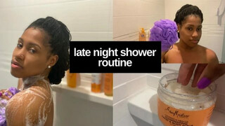 *LATE NIGHT* AT THE HOTEL 1AM SHOWER ROUTINE | SELF CARE | S.M. COCONUT AND HIBISCUS (music only)