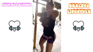 9. Ninik working out in braless mood [2]