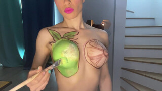 5. How I Made Lemon ???? Body Paint? Video from 0 at www.onlyfans.com/Ladyorofit