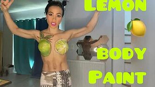How I Made Lemon ???? Body Paint? Video from 0 at www.onlyfans.com/Ladyorofit