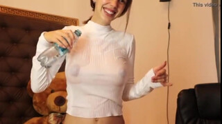 3. Downblouse wet boobs, like subscribe for hot vdo
