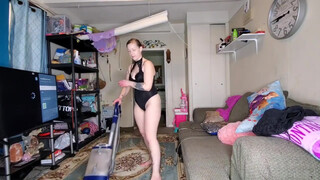 8. 18+Cleaning video with lingerie ???? ooo – la-la..