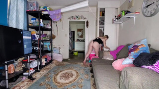 3. 18+Cleaning video with lingerie ???? ooo – la-la..