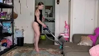 18+Cleaning video with lingerie ???? ooo – la-la..