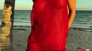 7. Red Sun Dress