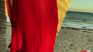 10. Red Sun Dress