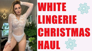 White Lingerie Christmas Haul! HELP ME CHOOSE!! i holly wolf
