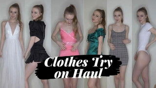 Quarantine Clothes Trying on Haul – CHRISTMAS DRESSES
