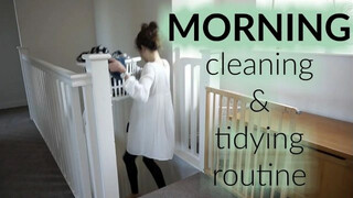 MUM / MOM OF TWO MORNING CLEANING AND TIDYING ROUTINE