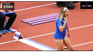 9. Hellas women’s long jump – Practice before play