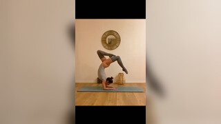 8. How to elbow stand pincha yoga inversion