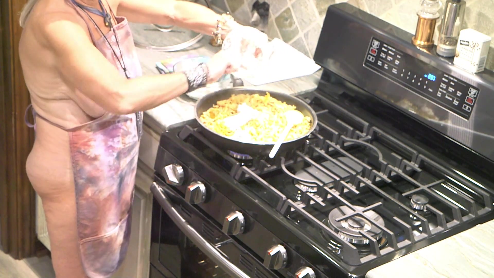 Cooking with aunt jackie