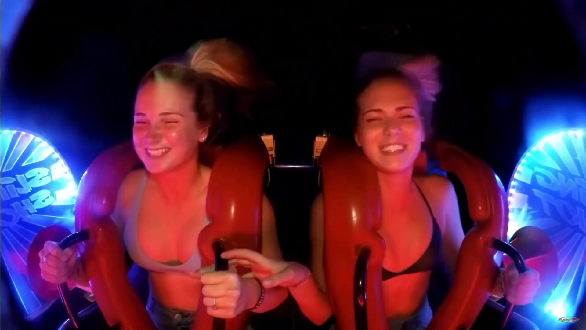 Slingshot ride nudity - 🧡 Scary Slingshot ride Embarrassing moments nip sl...