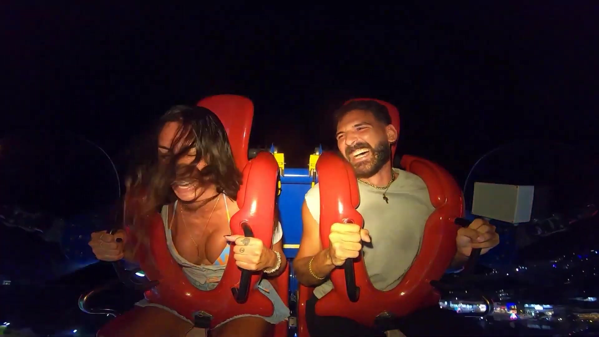 7. Hotties slingshot ride compilation roundup slingshot ride pass Out funny...