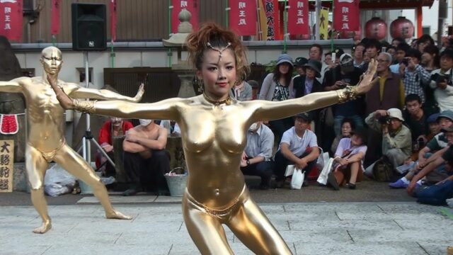 第33回大須大道町人祭「大駱駝艦」in大光院 金粉ショー |  Nudity, Sexually and Explicit Video on YouTube | youncensored.com