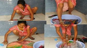 ❤️ Doormat Woshing Video, मैंने Doormat को Wosh किया ...